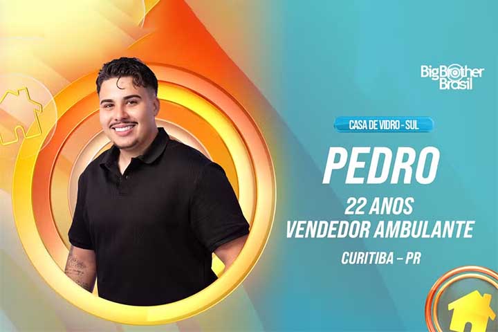 Pedro, de 22 anos, é vendedor ambulante de flores e trufas pelas ruas de Curitiba e tem uma floricultura digital. Ele foi escolhido com 65,32% dos votos. 