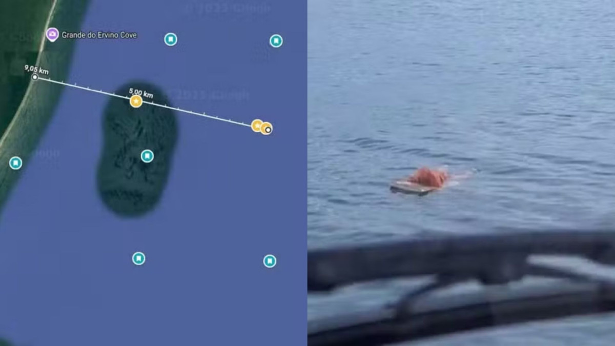 Corpo do pai do pescador foi encontrado a 9 km da costa e a 350 metros do barco.