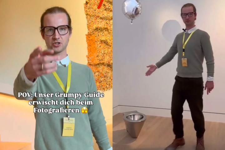 Esqueça a cordialidade; o público se encantou justamente com o mau-humor de Joseph Langelinck, personagem criado para conduzir algumas visitas. 