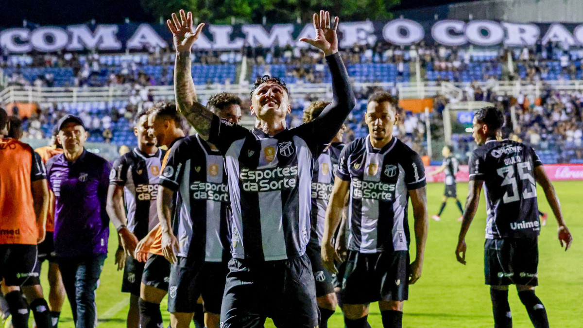 Vina &eacute; o artilheiro do Cear&aacute; em 2026 com seis gols