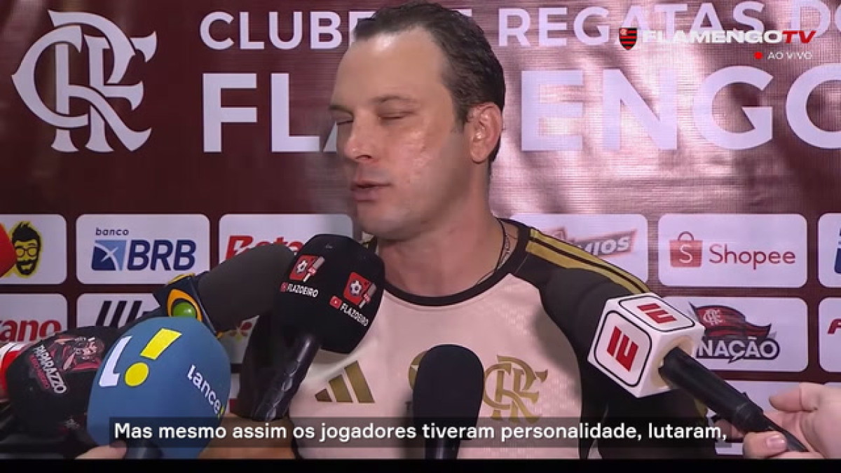 Pivetti exalta espírito de luta e diz que irá 'blindar' Sub-20 do Flamengo