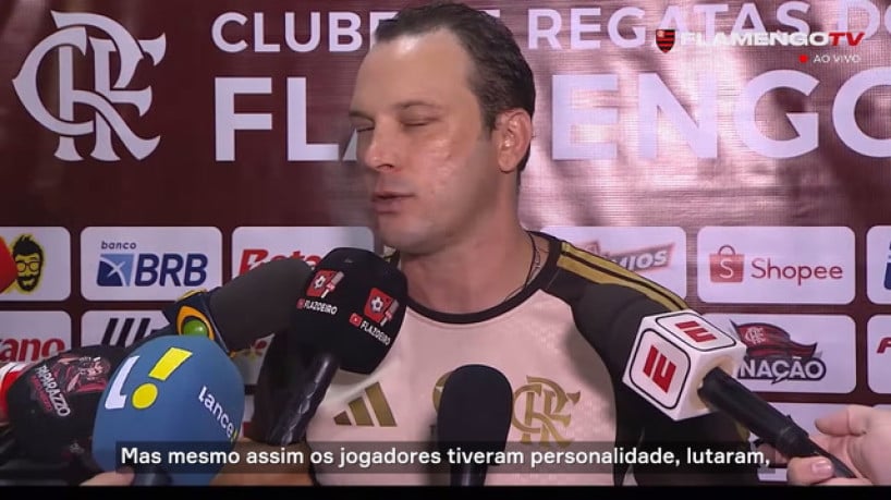 Pivetti exalta espírito de luta e diz que irá 'blindar' Sub-20 do Flamengo 