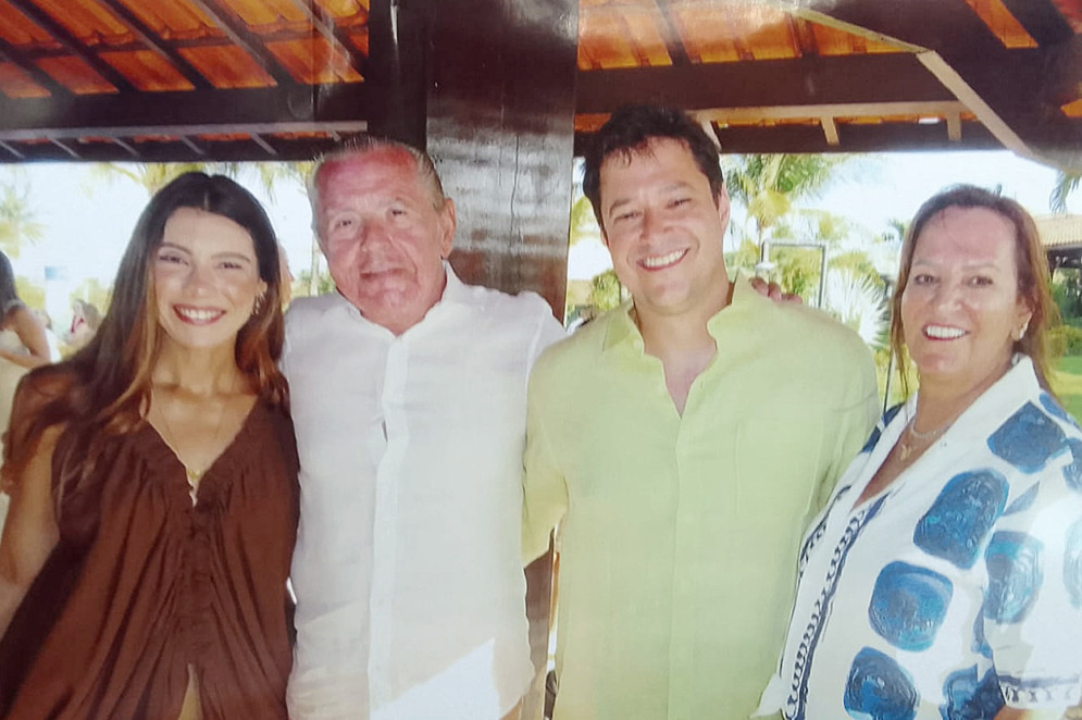 Dia seguinte adentro, Naiana e D&atilde;o, Jonas Becker e N&aacute;dya Cabral (Foto: acervo pessoal)