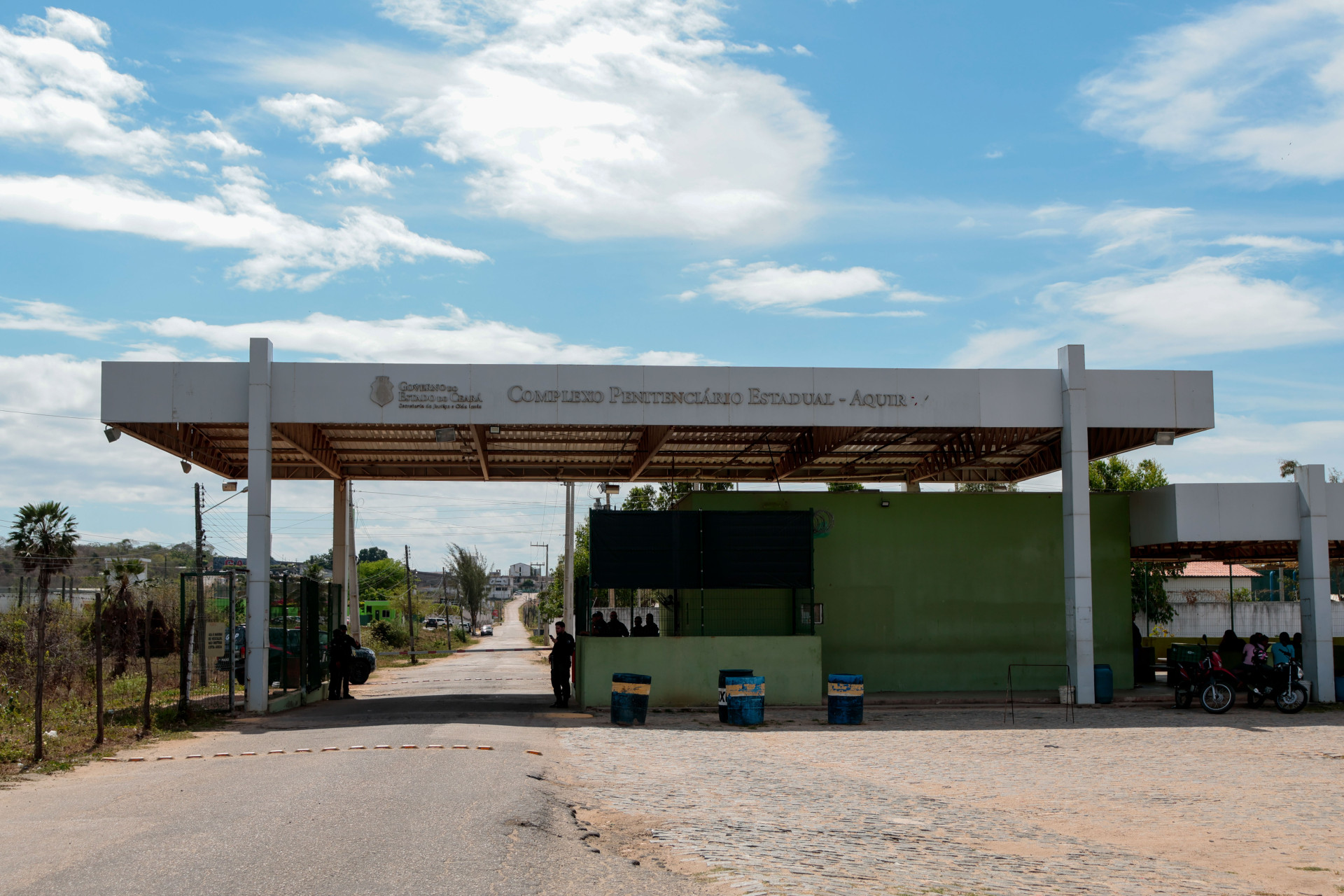 Complexo Penitenciario Estadual de Aquiraz, na Regi&atilde;o Metropolitana de Fortaleza (Foto: Samuel Setubal)