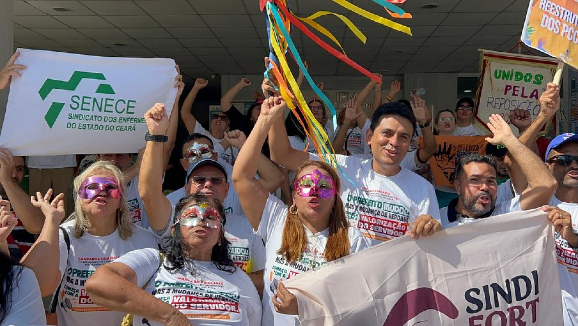 As mobilizações ocorrem nos dias 17, 24, 31 de janeiro e dia 7 de fevereiro (Foto: Reprodução/Sindifort)