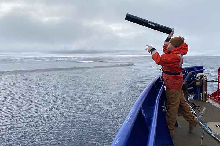 Eles são fundamentais nos sistemas modernos de detecção naval, pois sinais de rádio e GPS não atravessam facilmente a água do mar.