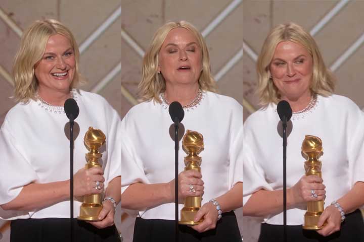 A primeira vencedora da premiação foi a atriz e comediante Amy Poehler, reconhecida pelo podcast “Good Hang with Amy Poehler”, marcado por conversas leves, bem-humoradas e espontâneas com nomes conhecidos de Hollywood.
