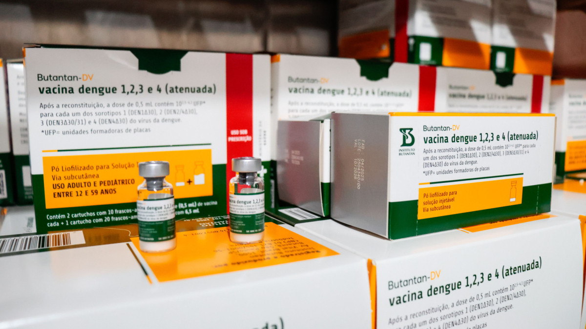 Vacina Butantan-DV, desenvolvida pelo Instituto Butantan contra a dengue