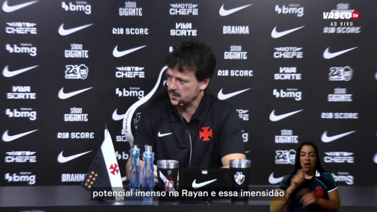 Diniz opina sobre a permanência de Rayan no Vasco