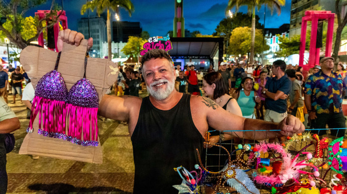 FORTALEZA, CE,  BR  16.01.26 Abertura do Pr&eacute; Carnaval de Fortaleza na Pra&ccedil;a do Ferreira  (Fco Fontenele/O POVO)