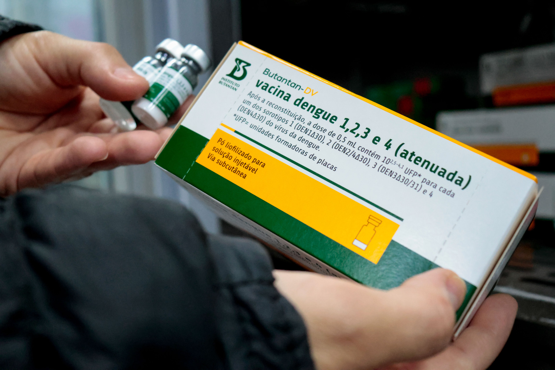 ￼VACINA Butantan-DV foi desenvolvida pelo Instituto Butantan contra a dengue (Foto: Samuel Setubal)