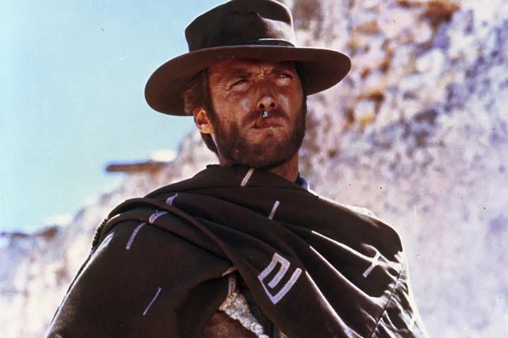 <p>Os filmes de faroeste também não largavam o cigarro. Clint Eastwood, um dos ícones do western americano, desejado pelas moças e por rapazes em sua época de herói, a todo instante tinha um cigarro na boca.</p>
