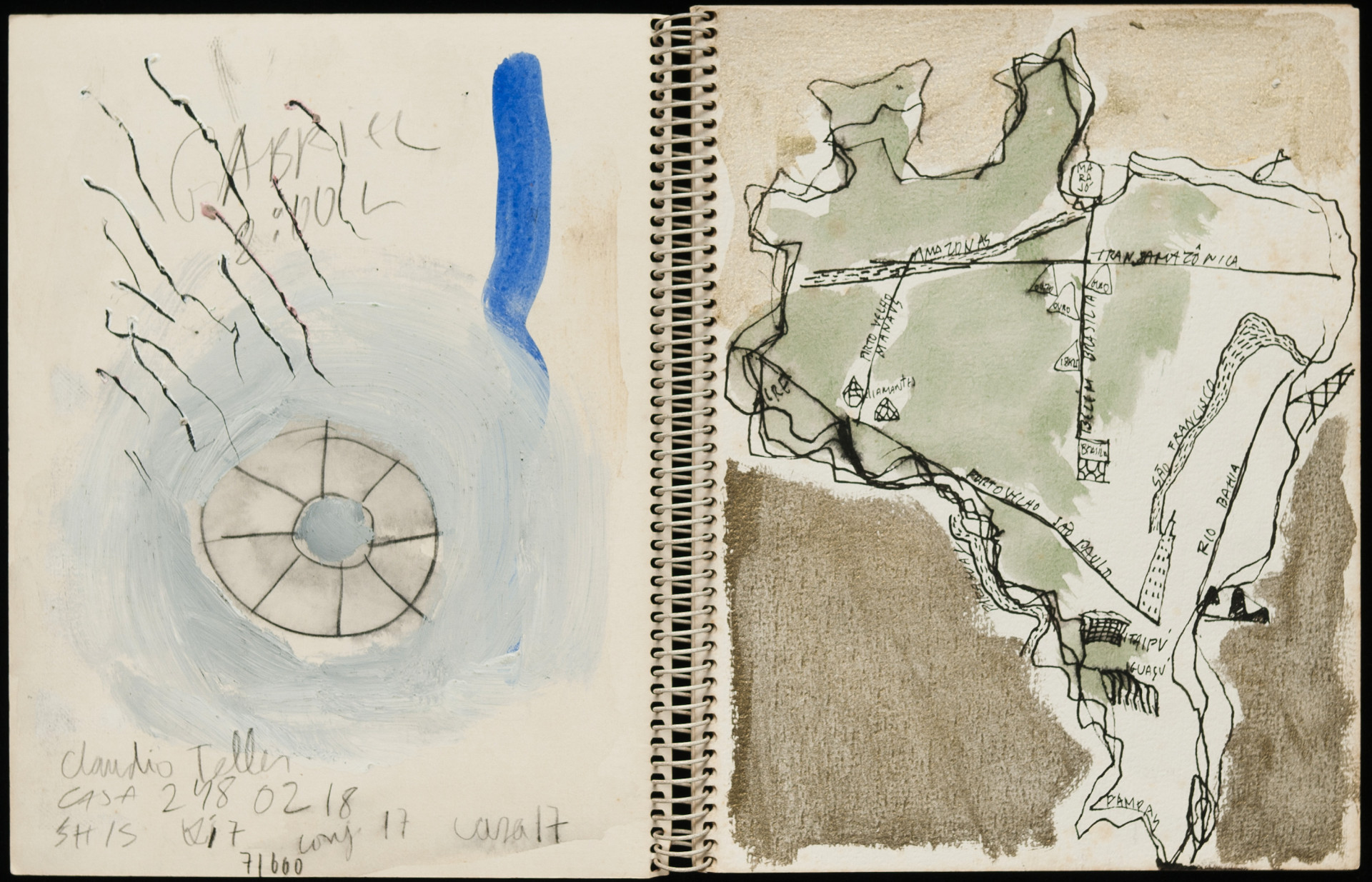 Pinturas de Leonilson, parte do livro 