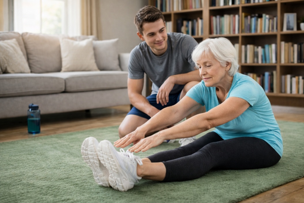 <p>Pessoas de todas as idades podem se beneficiar do alongamento. Crianças, adultos e idosos ganham mais mobilidade e conforto nos movimentos.</p>
