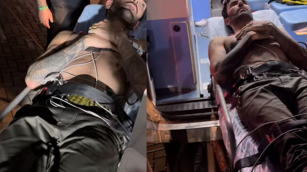 Cantor de sertanejo Luan Pereira sofre arritmia card&iacute;aca, press&atilde;o alta e taquicardia em show neste s&aacute;bado, 17