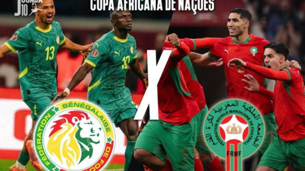 Final da Copa Africana. Tanto a seleção marroquina quanto os senegaleses buscam o bicampeonato da competição