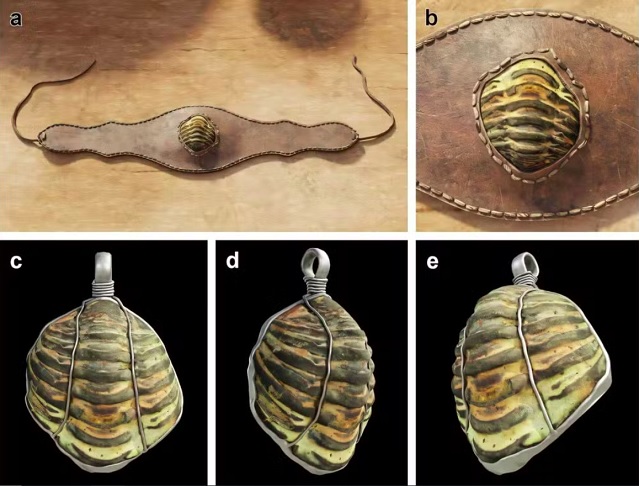 <p>Os vestígios eram de um trilobita e, segundo os arqueólogos, teriam sido usados como amuleto ou joia pelos romanos entre os séculos 1 e 3 d.C.</p></div>

<!-- INTERBANNER 5 [RETANGULO(BR)] - DESKTOP - [INTERNAS] -->
<div class=