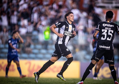 Atacante Lucca marcou o gol do Ceará contra o Iguatu
