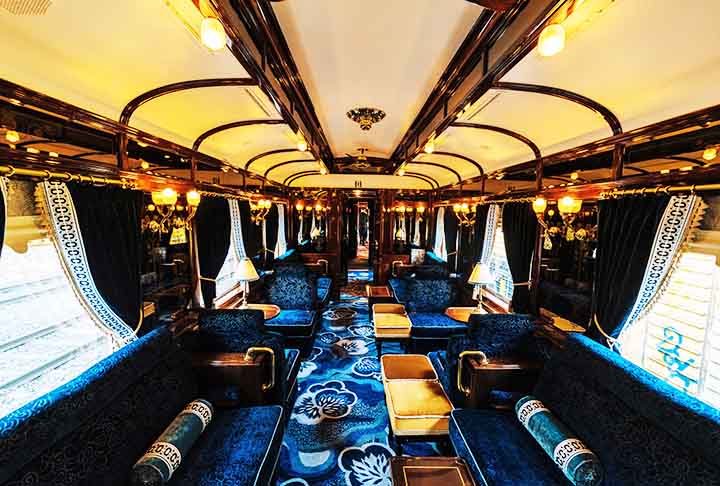 <p>As cabines são verdadeiras obras de arte, com decoração inspirada nos anos 20 e 30. As rotas incluem passagens por cidades como Berlim, Budapeste, Londres, Istambul, Paris, Praga, Viena, Veneza, Verona e outras.</p>
