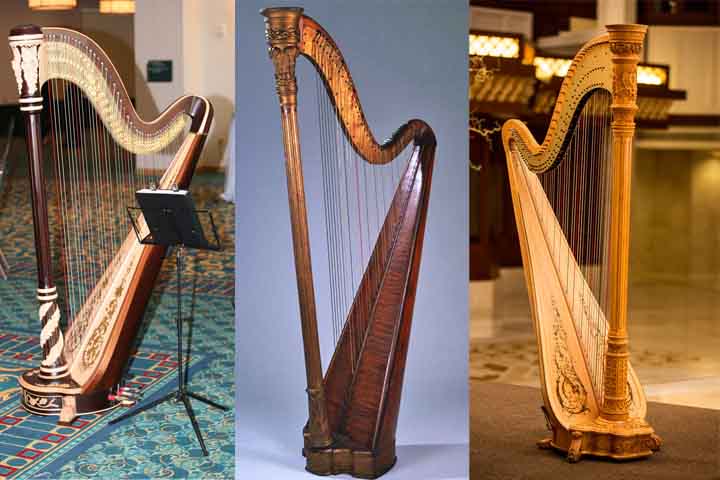 <p>Assim como a harpa, a lira representa melodia e harmonia. Na tradição hebraica, era usada em salmos e louvores. Anjos tocando lira simbolizam devoção e celebração</p>
