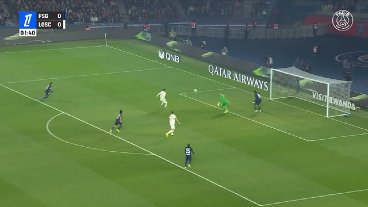 Doblete de Dembélé garante vitória convincente do PSG por 3 a 0 sobre o Lille