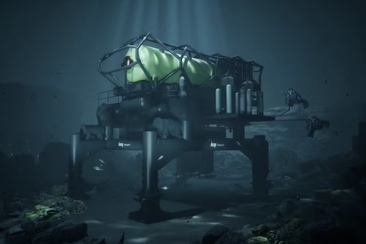 <p>A cápsula Vanguard foi projetada para permitir que equipes científicas permaneçam por longos períodos no fundo do oceano.</p></div>

<!-- INTERBANNER 5 [RETANGULO(BR)] - DESKTOP - [INTERNAS] -->
<div class=