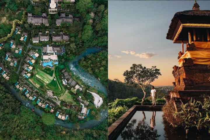 <p>10º) Mandapa, Ritz-Carlton Reserve, Indonésia: O hotel valoriza experiências relaxantes como oficinas de arranjos florais tradicionais, cerimônias de purificação e preparação de oferendas típicas locais.</p>
