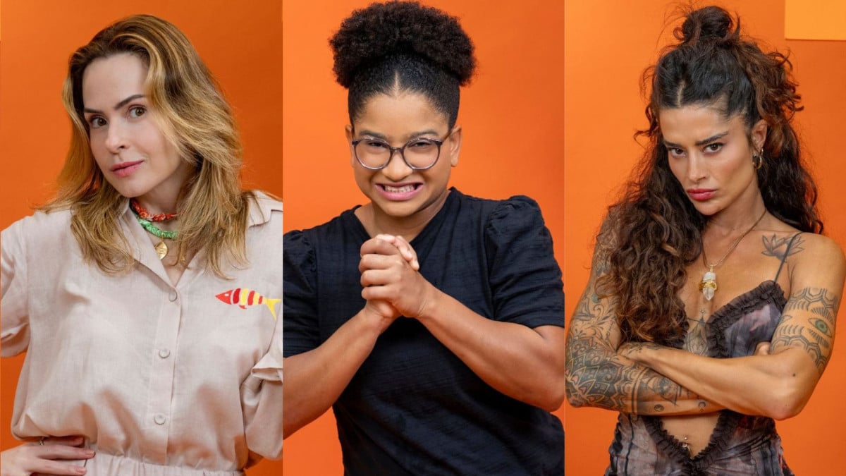 No primeiro paredão do BBB 26 estão: Ana Paula, Milena e Aline Campos.