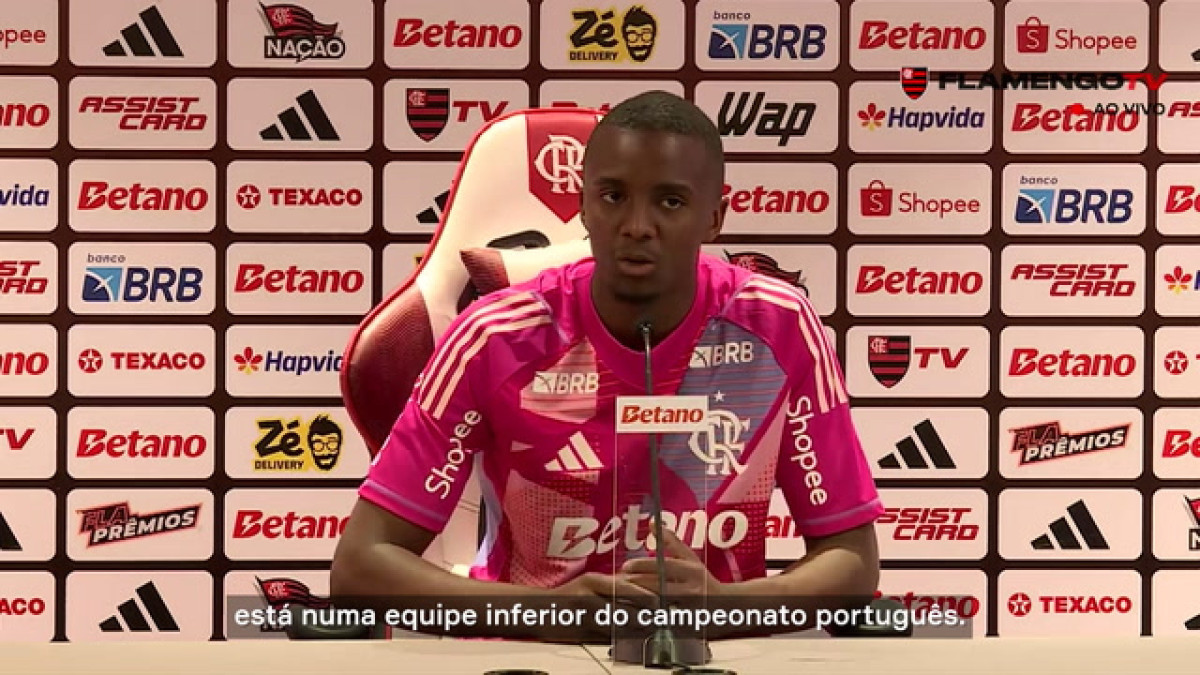 Andrew sobre chegada ao Flamengo: 'Só acreditei quando comecei a treinar'