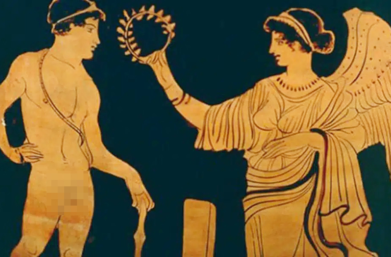 <p>Na Grécia e Roma antigas, guirlandas eram confeccionadas com ramos verdes e flores, representando vitalidade e ligação com a natureza. Usadas em rituais religiosos, banquetes e como coroas de vitória em competições atléticas. O círculo fechado simbolizava eternidade e continuidade da vida.</p></div>

<!-- INTERBANNER 5 [RETANGULO(BR)] - DESKTOP - [INTERNAS] -->
<div class=