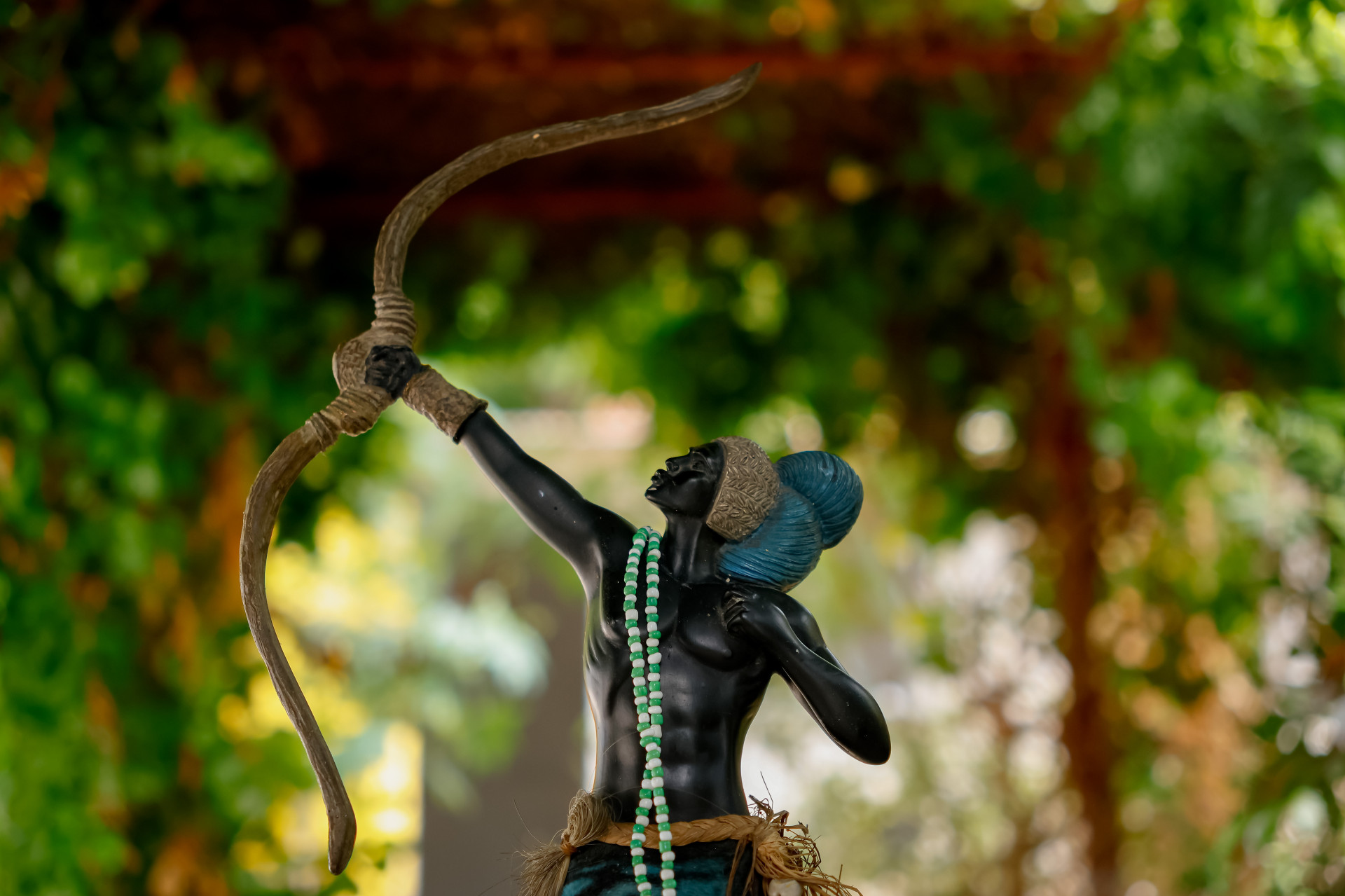 No sincretismo religioso, Oxóssi é associado a São Sebastião e a São Jorge (Foto: AURÉLIO ALVES)