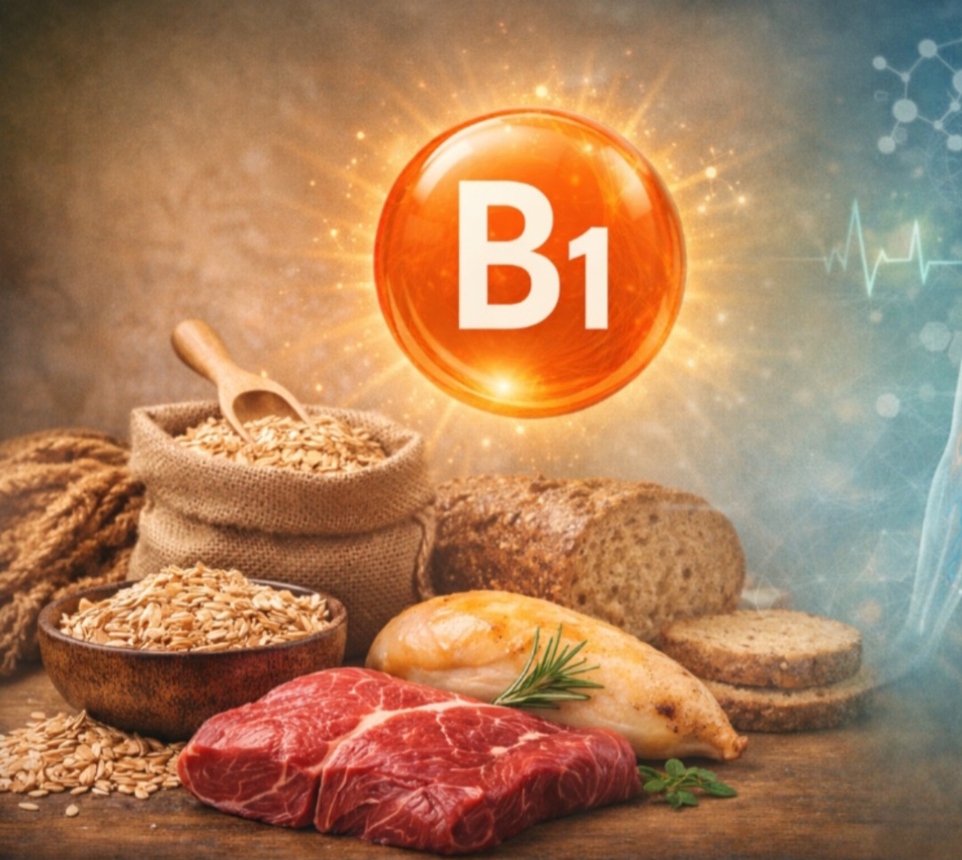 <p>A vitamina B1 (tiamina) atua no metabolismo energético e no sistema nervoso. A deficiência causa fraqueza e alterações neurológicas, enquanto o excesso é raro; aparece em cereais integrais e carnes.</p><?php if (strpos(site('ds_site_link'), '/apostas') === false): ?>
    </div>

    <div class=