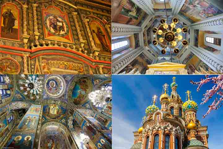 <p>Capela de São Basílio (Rússia) – 1555-1561 – Parte da Catedral de São Basílio, em Moscou, com cúpulas coloridas icônicas. Cada capela interna tem murais ricamente decorados. Foi construída por ordem de Ivan, o Terrível.</p>
