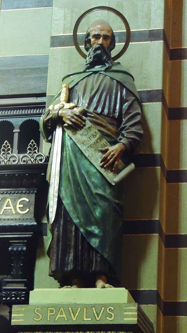 <p>São Paulo (SP) – São Paulo Apóstolo – Viveu de aproximadamente 5 a 67 d.C. e é conhecido por suas viagens missionárias e por escrever várias cartas do Novo Testamento. Ele é considerado um dos fundadores da Igreja Cristã, com uma profunda influência na teologia cristã. Celebrado em 29 de junho.</p>
