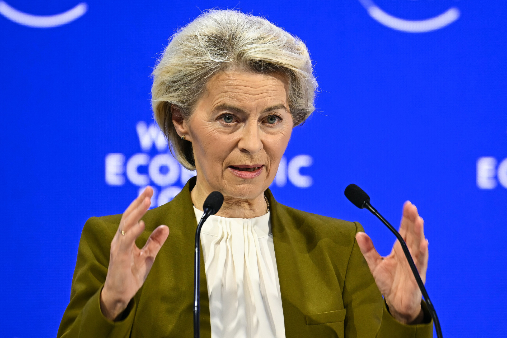 ￼PRESIDENTE da Comissão Europeia, Ursula von der Leyen (Foto: FABRICE COFFRINI / AFP)