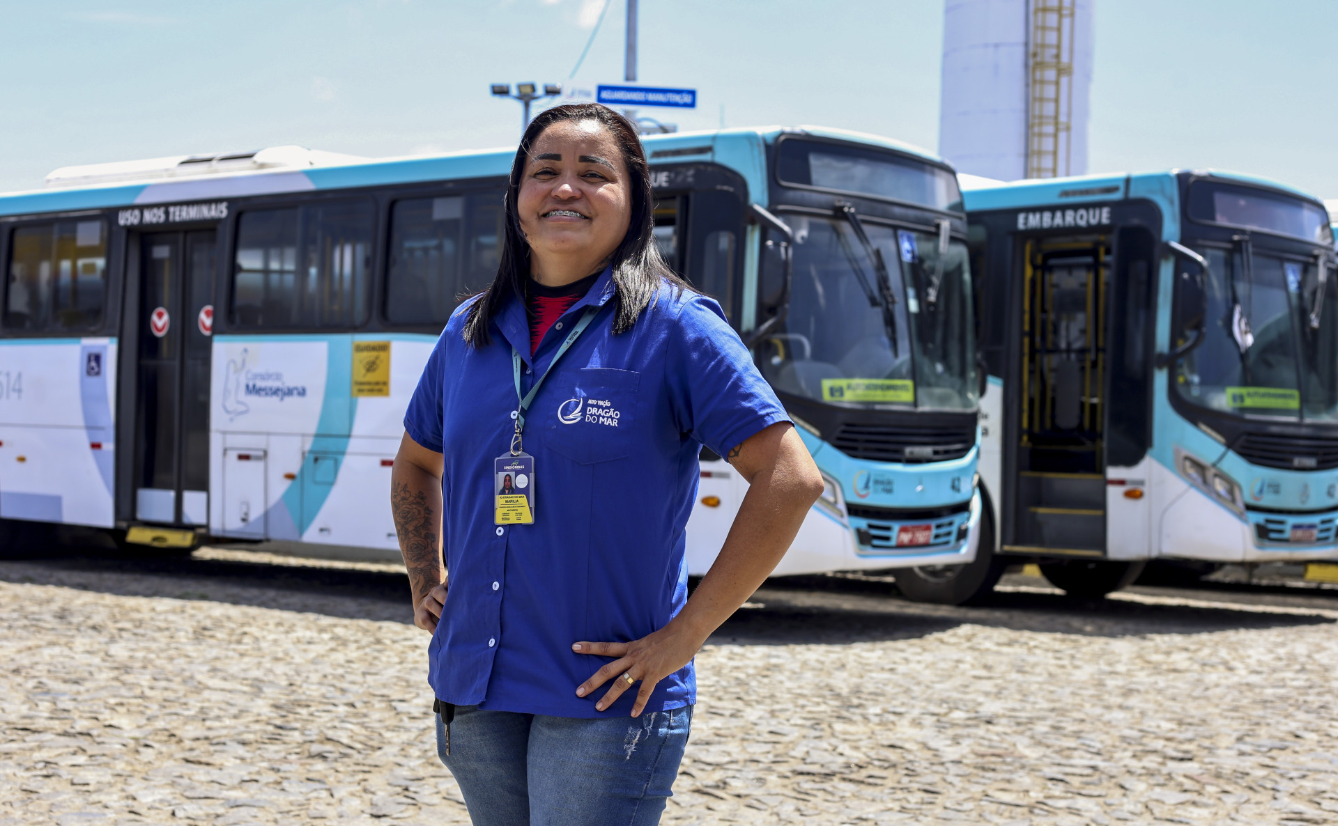 A carreira de Mar&iacute;lia Lima como motorista de &ocirc;nibus come&ccedil;ou em 2015