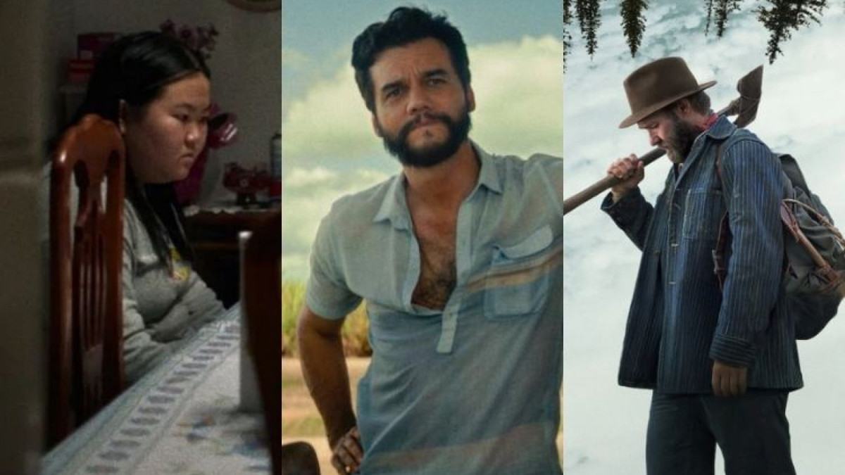 Da esquerda para a direita: Amarela, O Agente Secreto e Sonhos de Trem, obras com brasileiros na equipe que podem ser indicadas ao Oscar