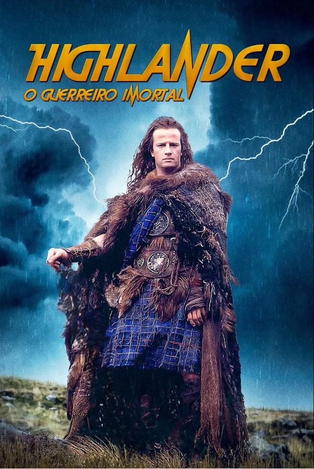 <p>Highlander, o Guerreiro Imortal – Dirigido por Russell Mulcahy, o filme apresenta Connor MacLeod, um guerreiro imortal envolvido em uma batalha secular na qual apenas um pode sobreviver. Marcado pela trilha sonora da banda Queen, com músicas como “Who Wants to Live Forever”. O sucesso deu origem a uma franquia com diversas sequências e séries de TV, além de um remake atualmente em desenvolvimento, estrelado por Henry Cavill.</p>
