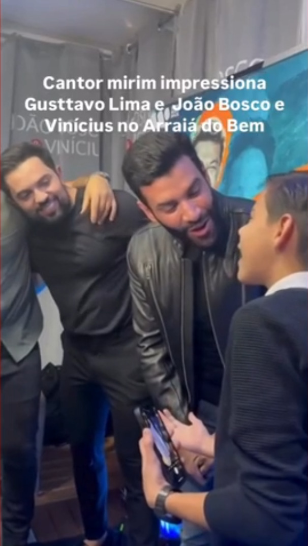 <p><span style=font-weight: 400;>Na ocasião, impressionou a dupla João Bosco e Vinícius e Gusttavo Lima, além de ter recebido reconhecimento público do governador Ronaldo Caiado.</span></p>
