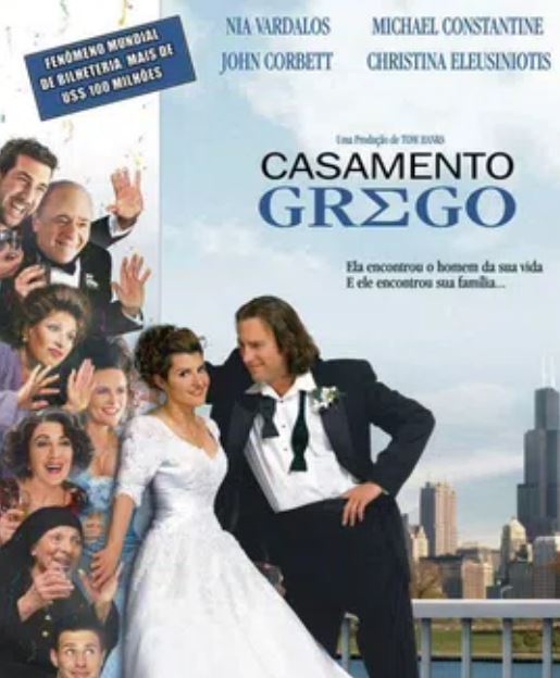 <p>Nia Vardalos fez sucesso mundial com as comédias “Casamento Grego” e “Casamento Grego 2”, ambas ambientadas na cultura helênica. Os filmes misturam humor e tradições familiares, destacando suas raízes e o charme da Grécia.</p>
