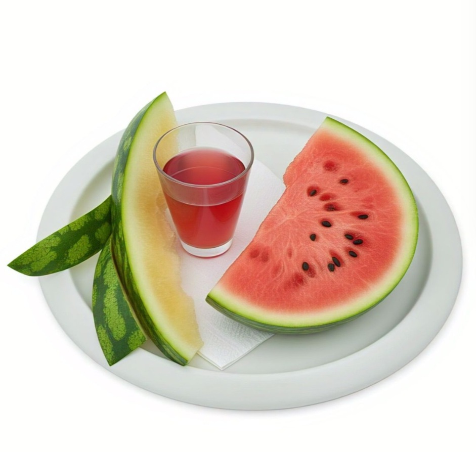 <p>A melancia conta com dois elementos importantes para uma digestão saudável: a água e as fibras. Com a alta concentração de água, a fruta pode se transformar em um suco refrescante e nutritivo.</p>
