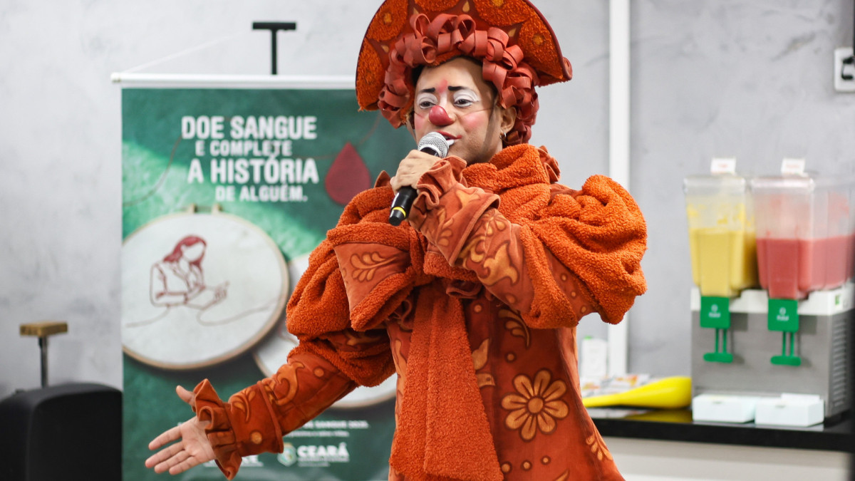  Hemoce recebe Circo do Tir&uacute; para incentivar a doa&ccedil;&atilde;o volunt&aacute;ria de sangue