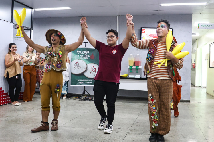 Jo&atilde;o Felipe, 18.  Hemoce recebe Circo do Tir&uacute; para incentivar a doa&ccedil;&atilde;o volunt&aacute;ria de sangue