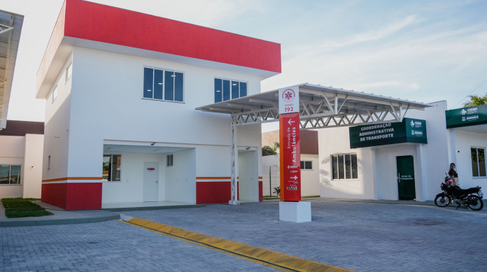 Espa&ccedil;o reservado &agrave; base do Servi&ccedil;o de Atendimento M&oacute;vel de Urg&ecirc;ncia (Samu) Cear&aacute; 