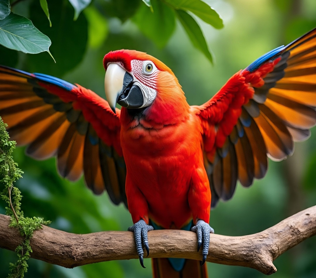 <p>A cor vermelha em animais pode ser encontrada em diversas espécies ao redor do mundo, tanto terrestres quanto aquáticas, servindo para atrair parceiros, afastar predadores ou se camuflar.</p>
