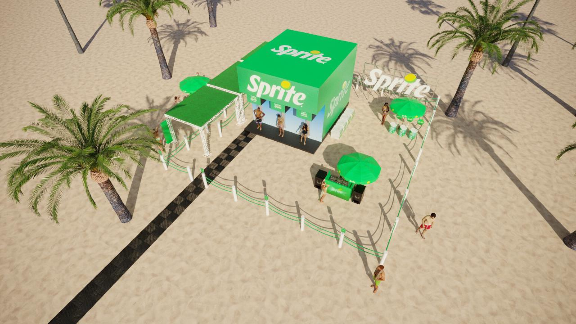 Live Marketing Chuveir&atilde;o Sprite(Foto: Solar Coca Cola/Divulga&ccedil;&atilde;o)