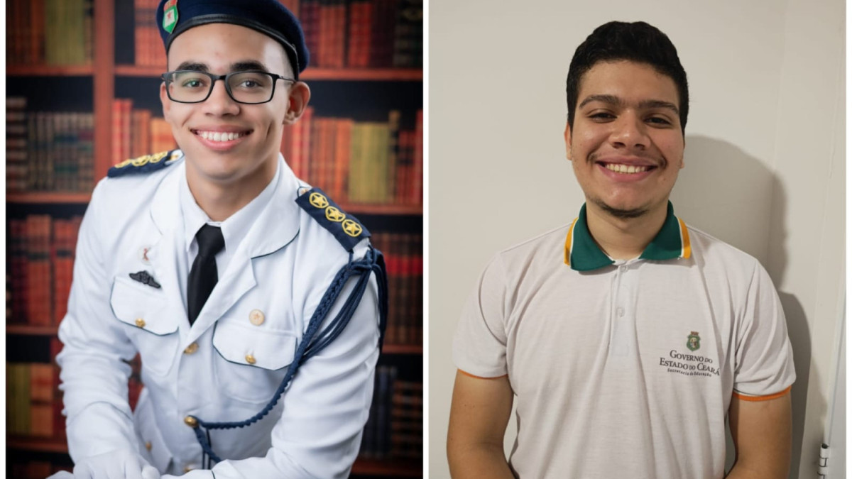 Pedro Lucas, 18, e Matheus Willames, 18, são alunos da rede pública que conquistaram vaga em Medicina