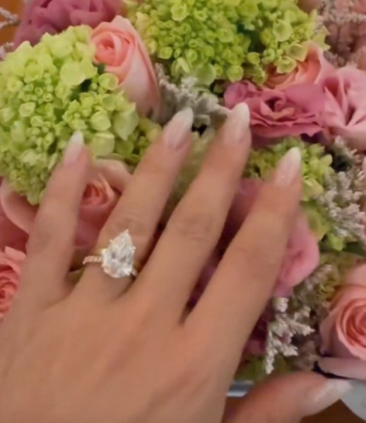 <p>Quatro dias depois, ela exibiu em vídeo no Instagram o luxuoso anel de casamento. Na véspera, ela já havia aparecido com a joia no dedo durante evento de lançamento de livro do marido.</p><?php if (strpos(site('ds_site_link'), '/apostas') === false): ?>
  </div>

  <div data-type=