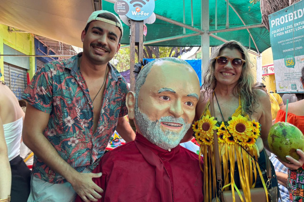 Guilherme Alburquerque e Jaqueline, esposa de AD Cavalcante