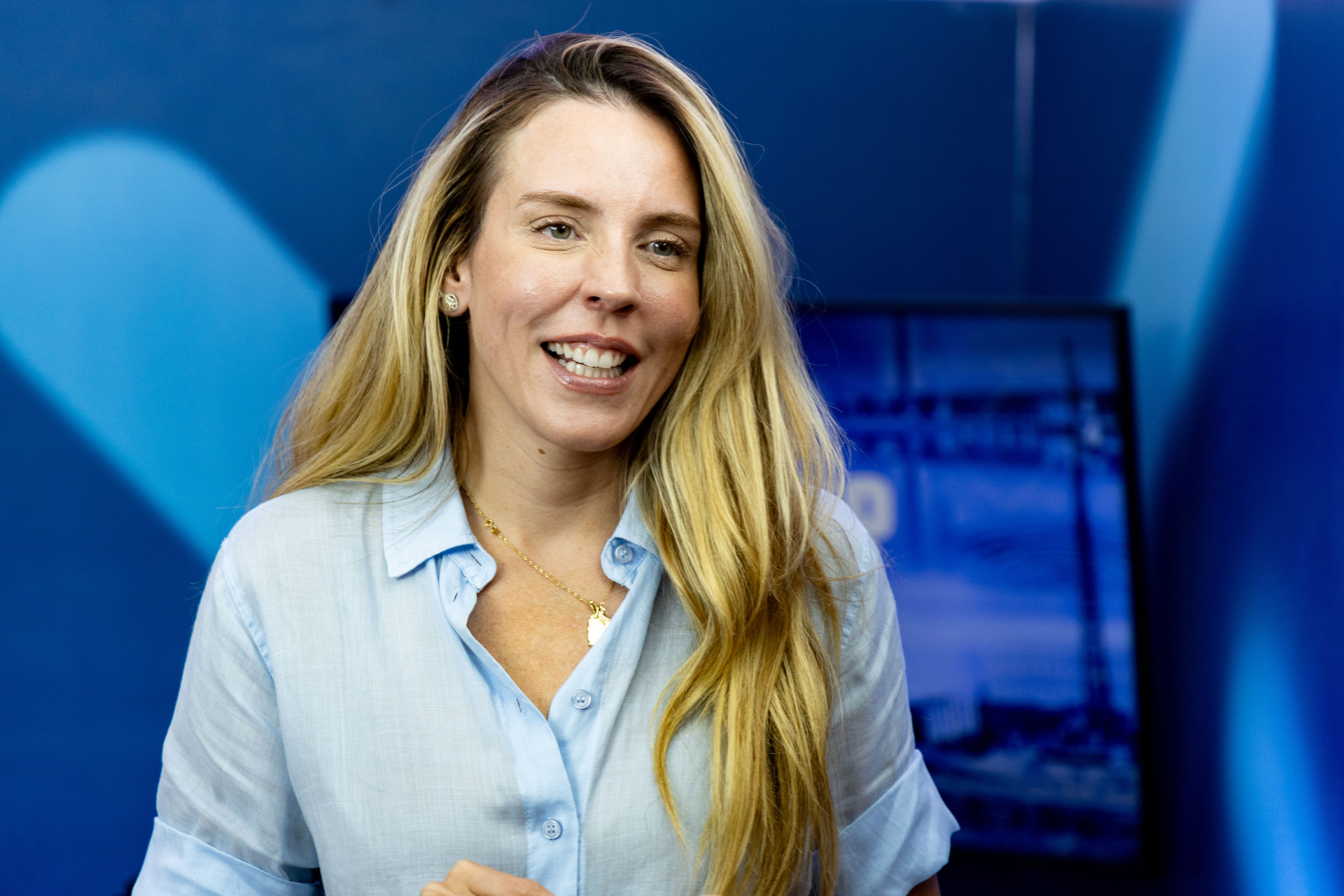 FORTALEZA, CE,  BR  26.01.26 Na foto: Jade Romero, vice-governadora em participação no Jogo Político no Grupo de Comunicação O POVO  (Fco Fontenele/O POVO) (Foto: FCO FONTENELE)